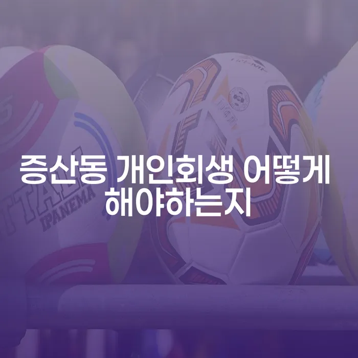 증산동 개인회생 어떻게 해야하는지