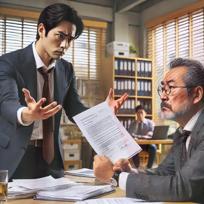 채무자 상담 장면